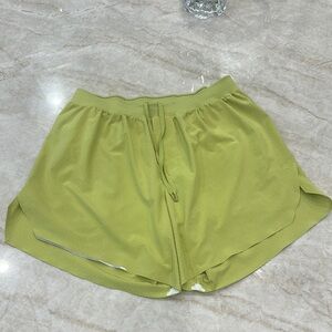 Lululemon Athletica Chartreuse Athletic Shorts